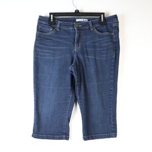 Code Bleu Women's Jean Shorts‎ Sz 10 Missy (34x16) Medium Wash Blue